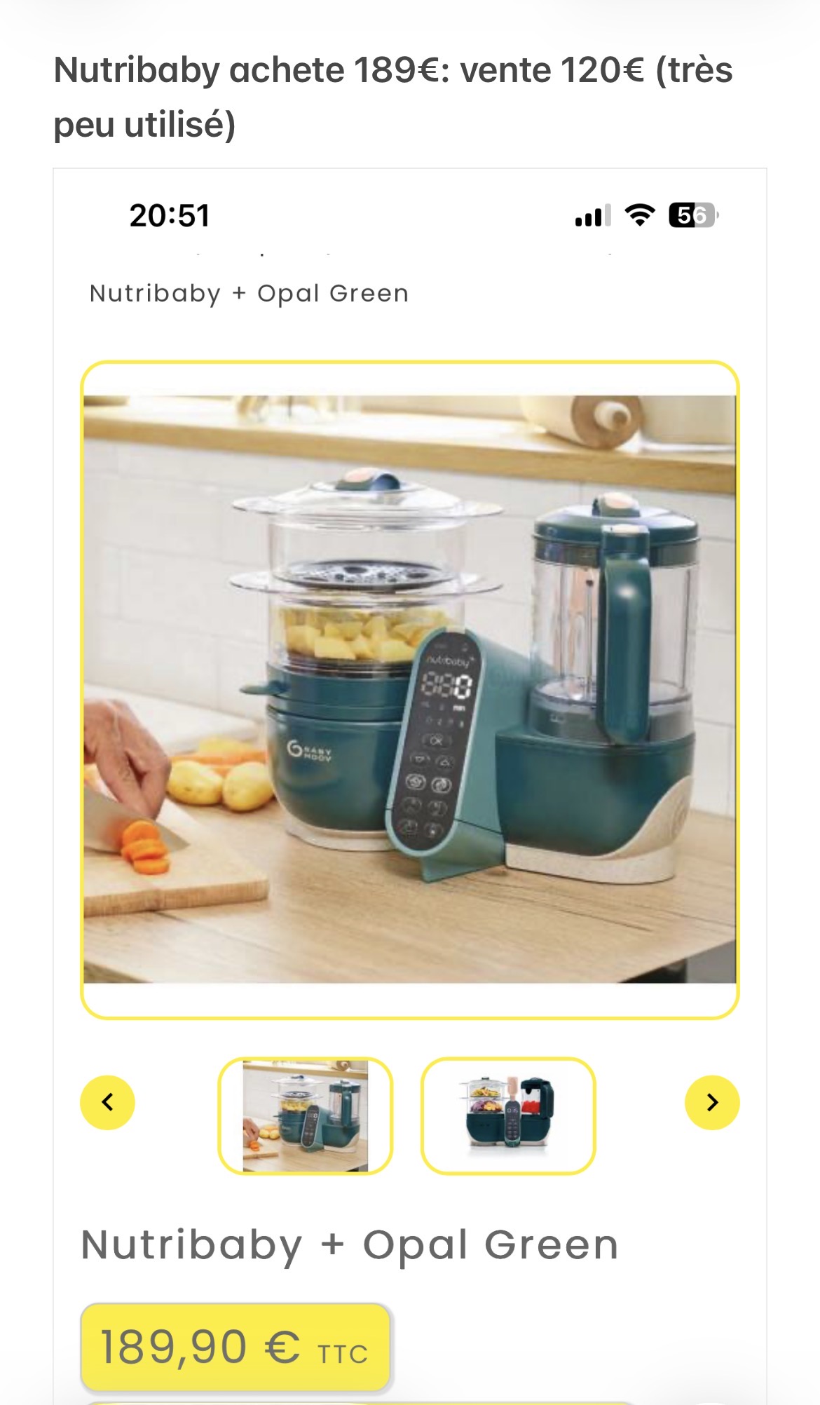 Vente appareil robot