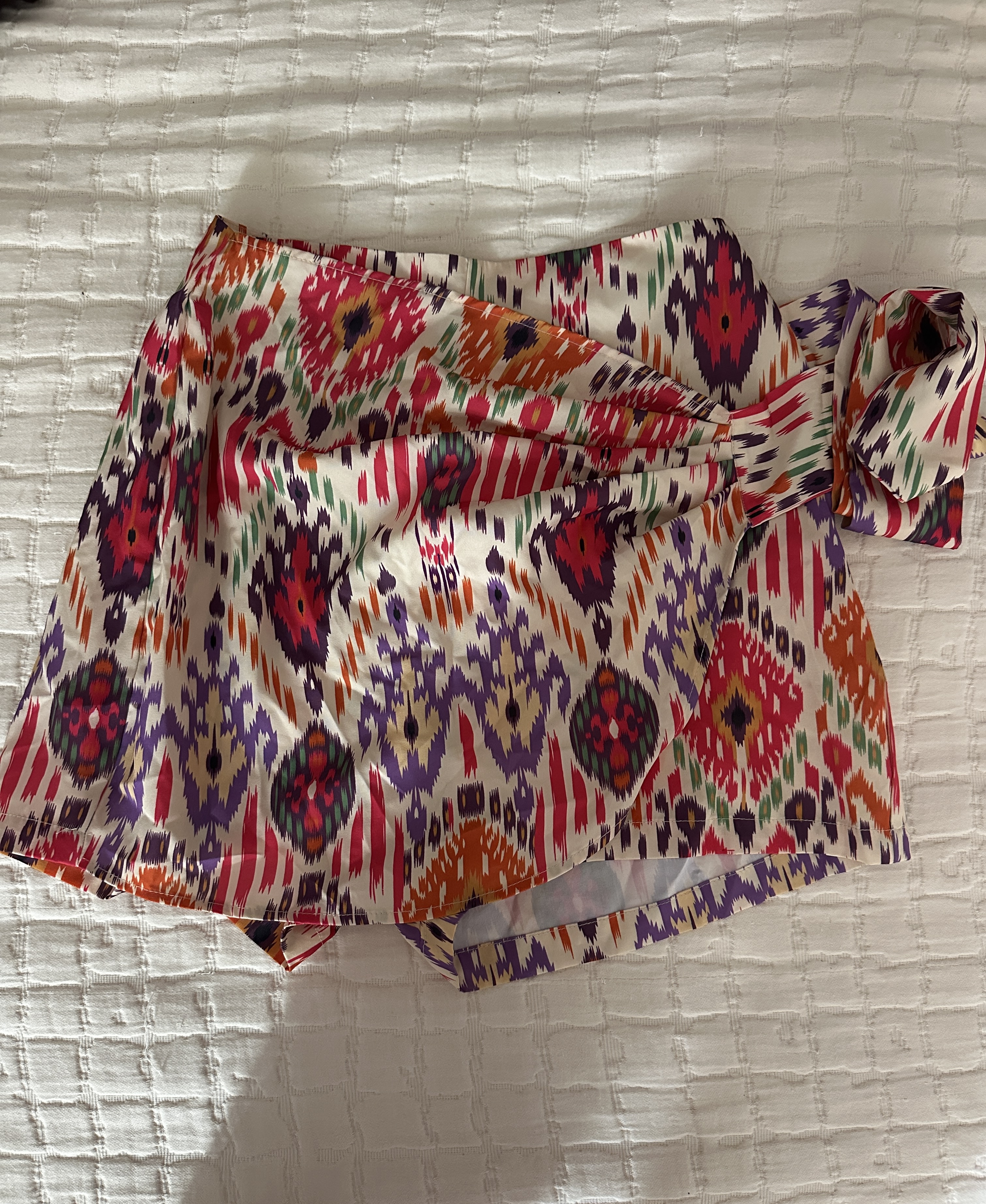 Jupe short colorée taille S