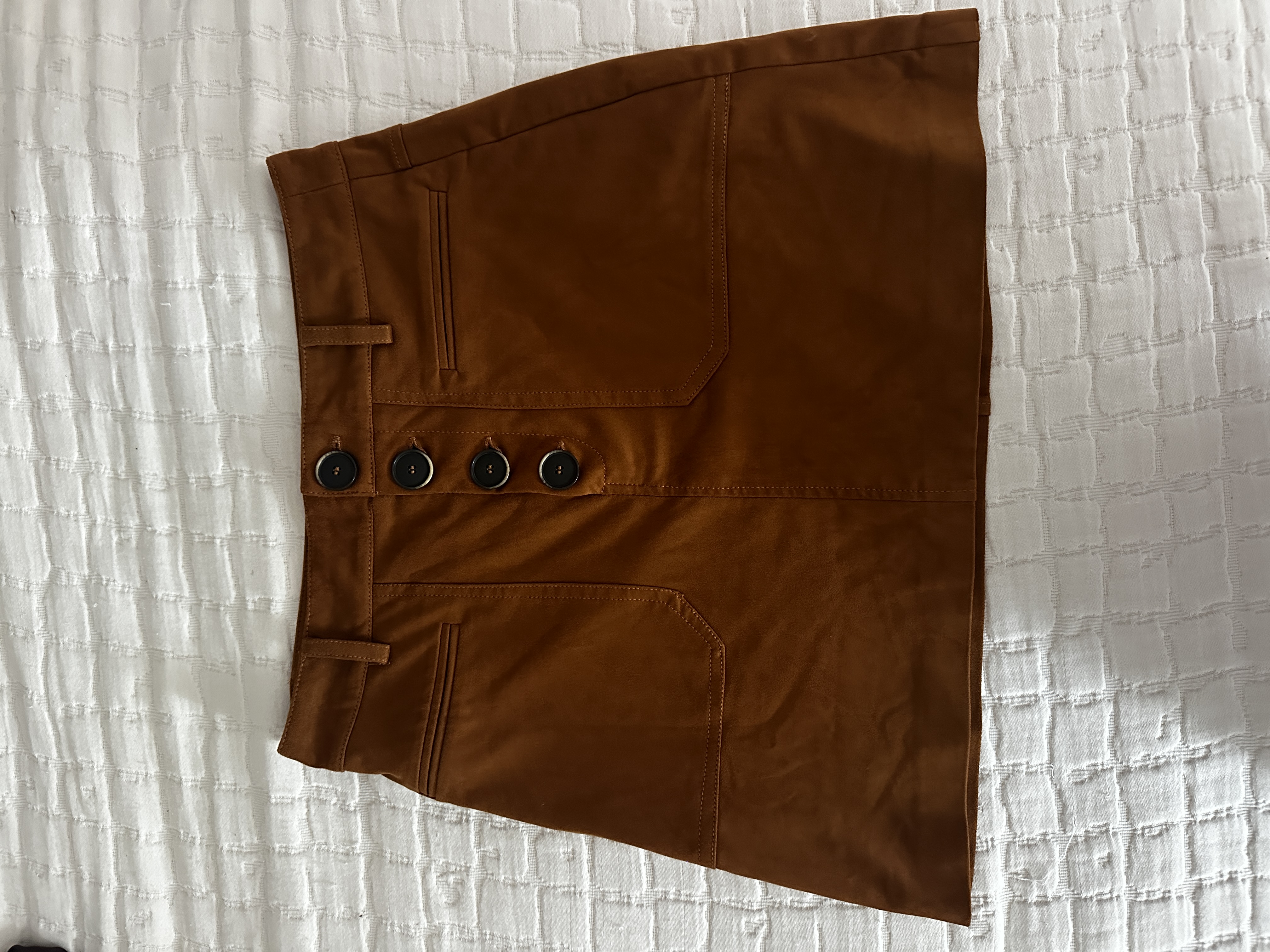 Jupe effet daim Zara taille S