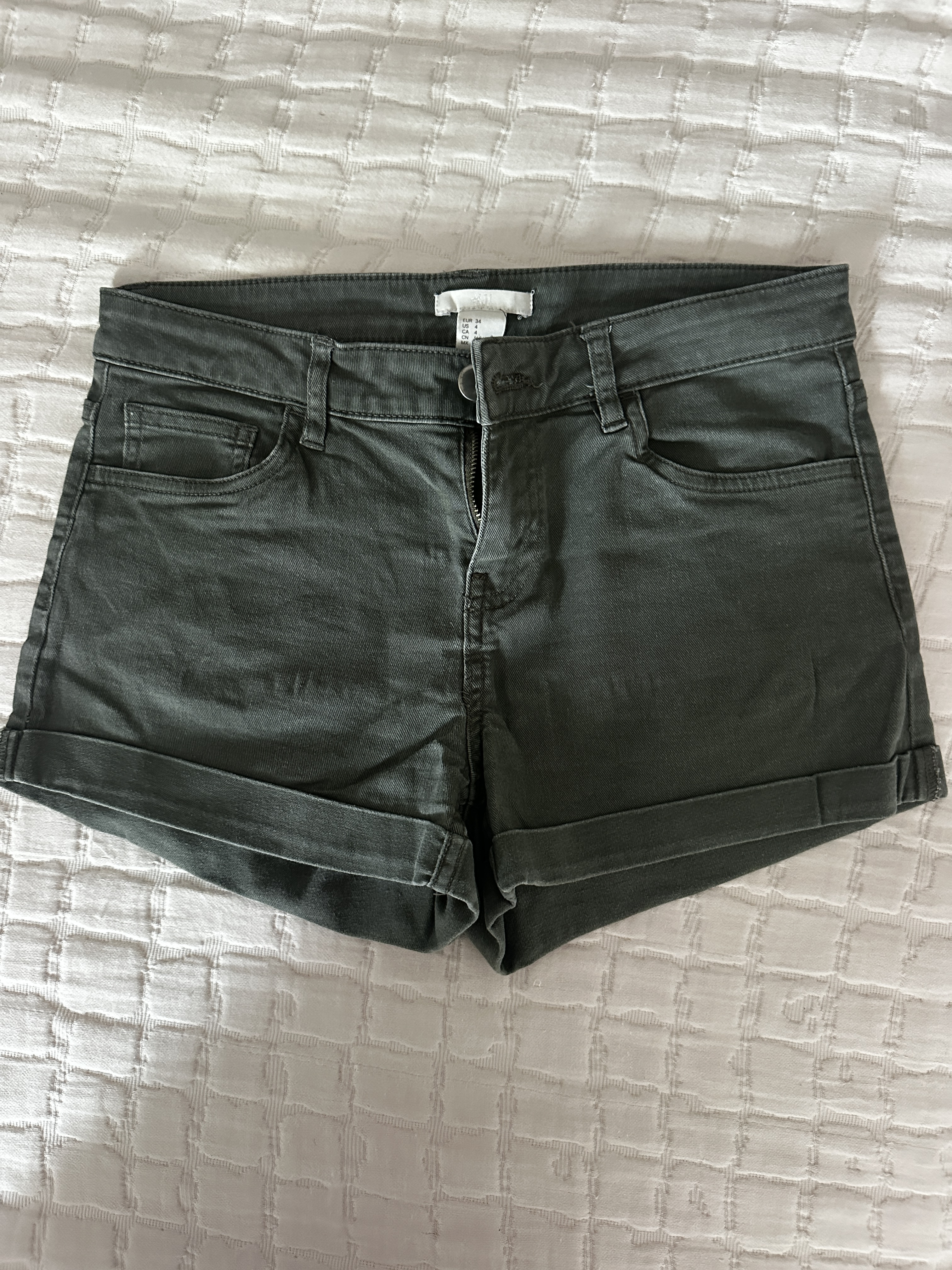 Short en jean kaki H&M taille XS