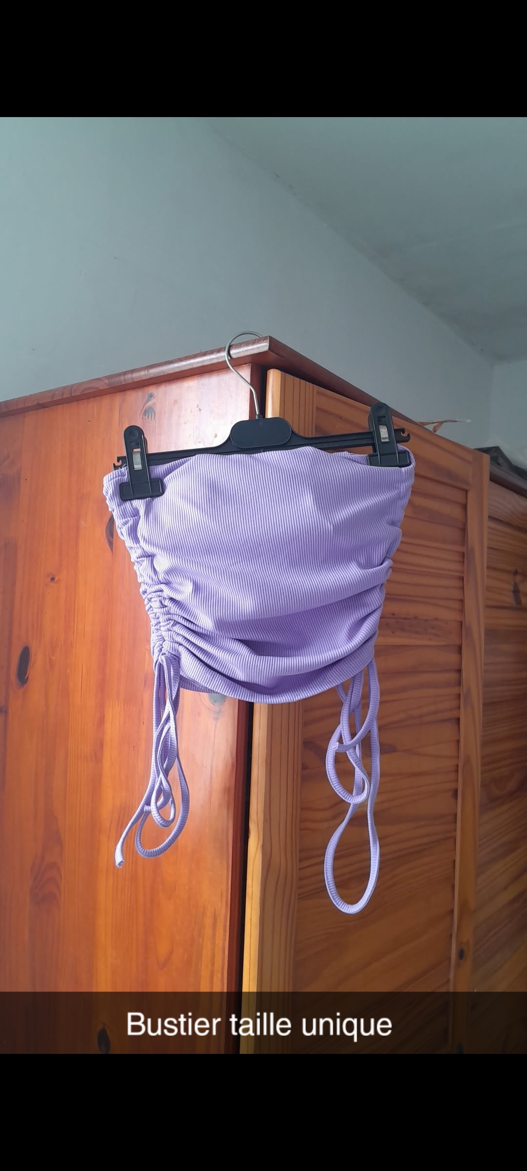 Bustier mauve