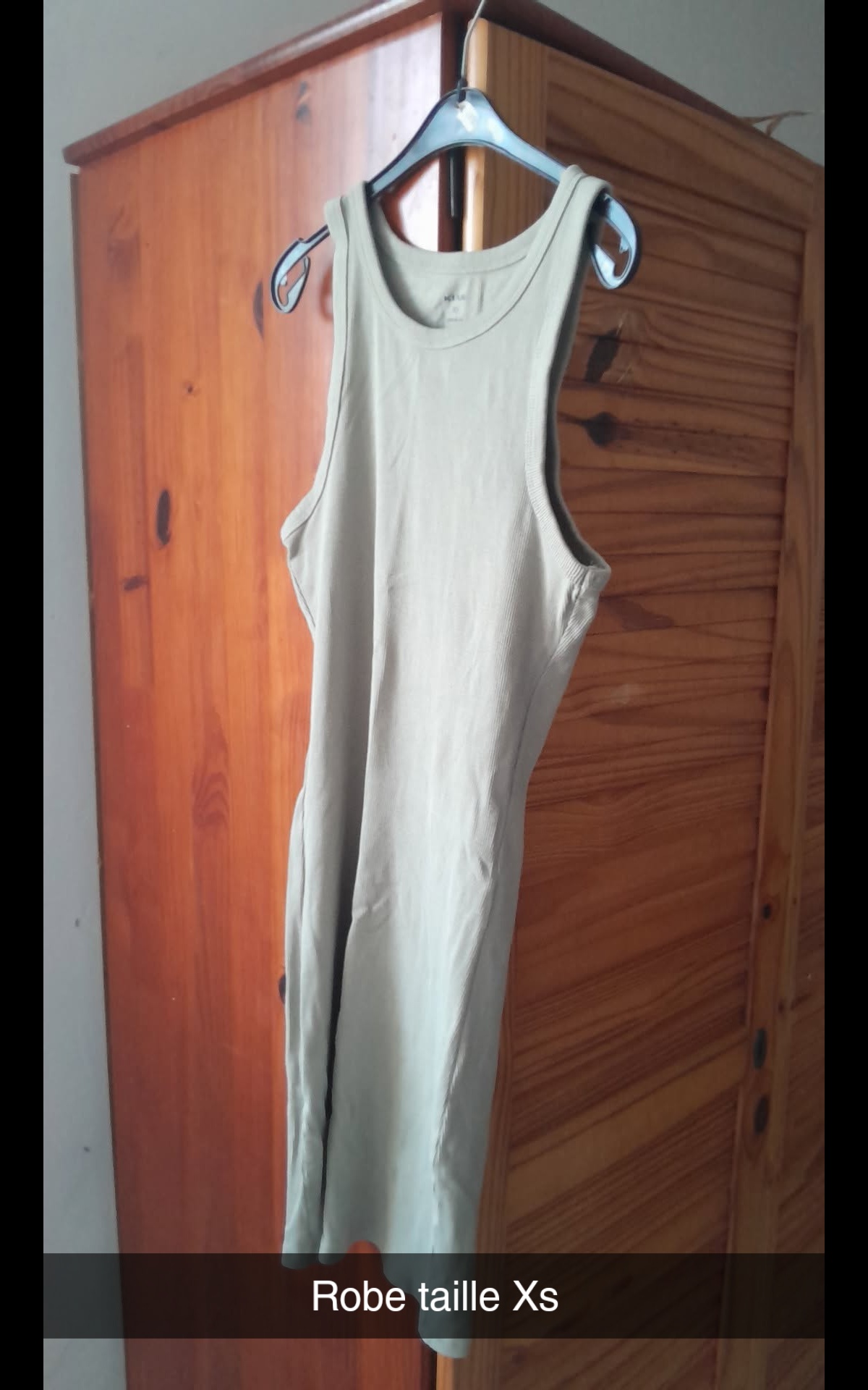 Robe courte vert clair