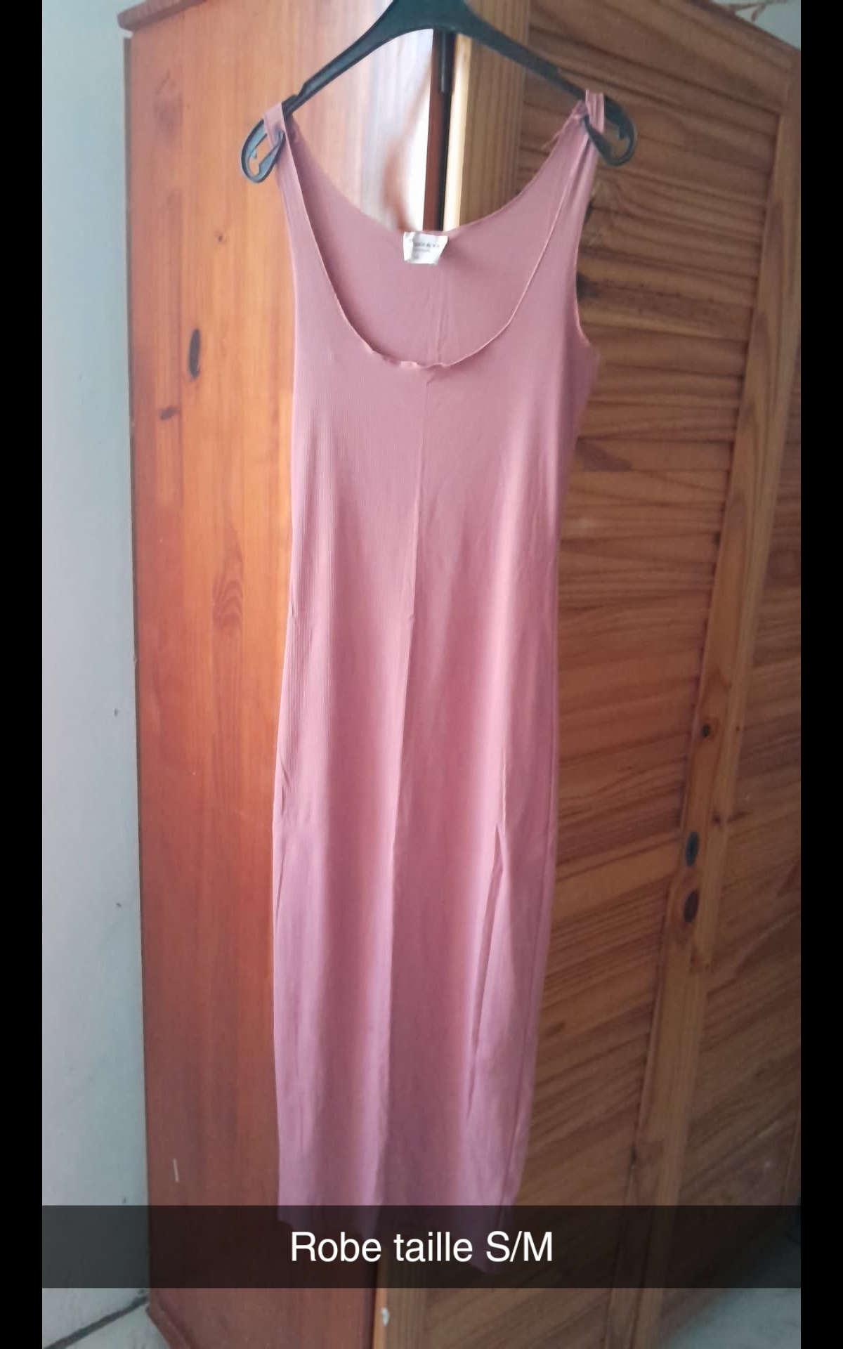 Robe skinny rose