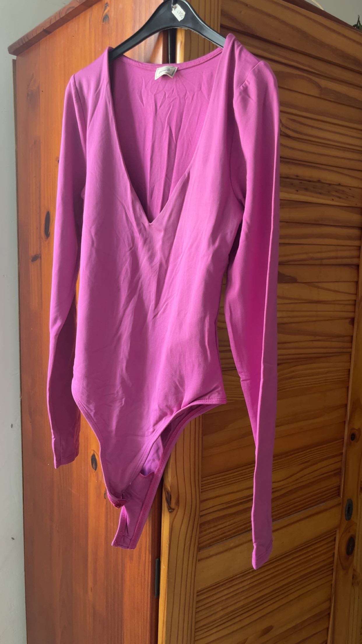 Body manche longue rose