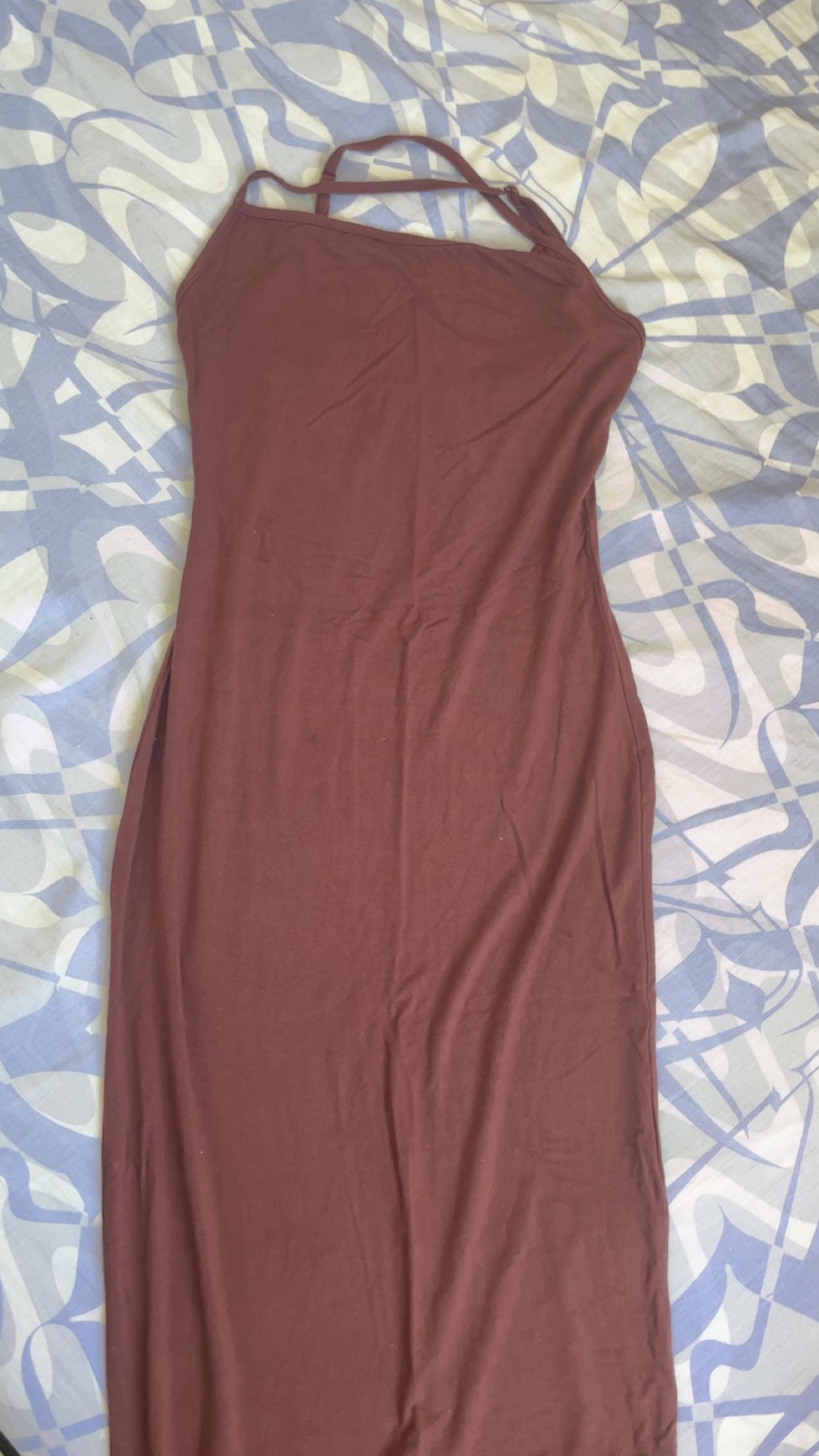 Robe longue Marron