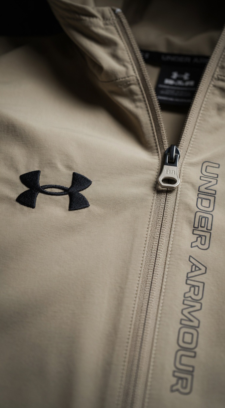 Veste coupe-vent Under Armour beige taille M - Excellent éta