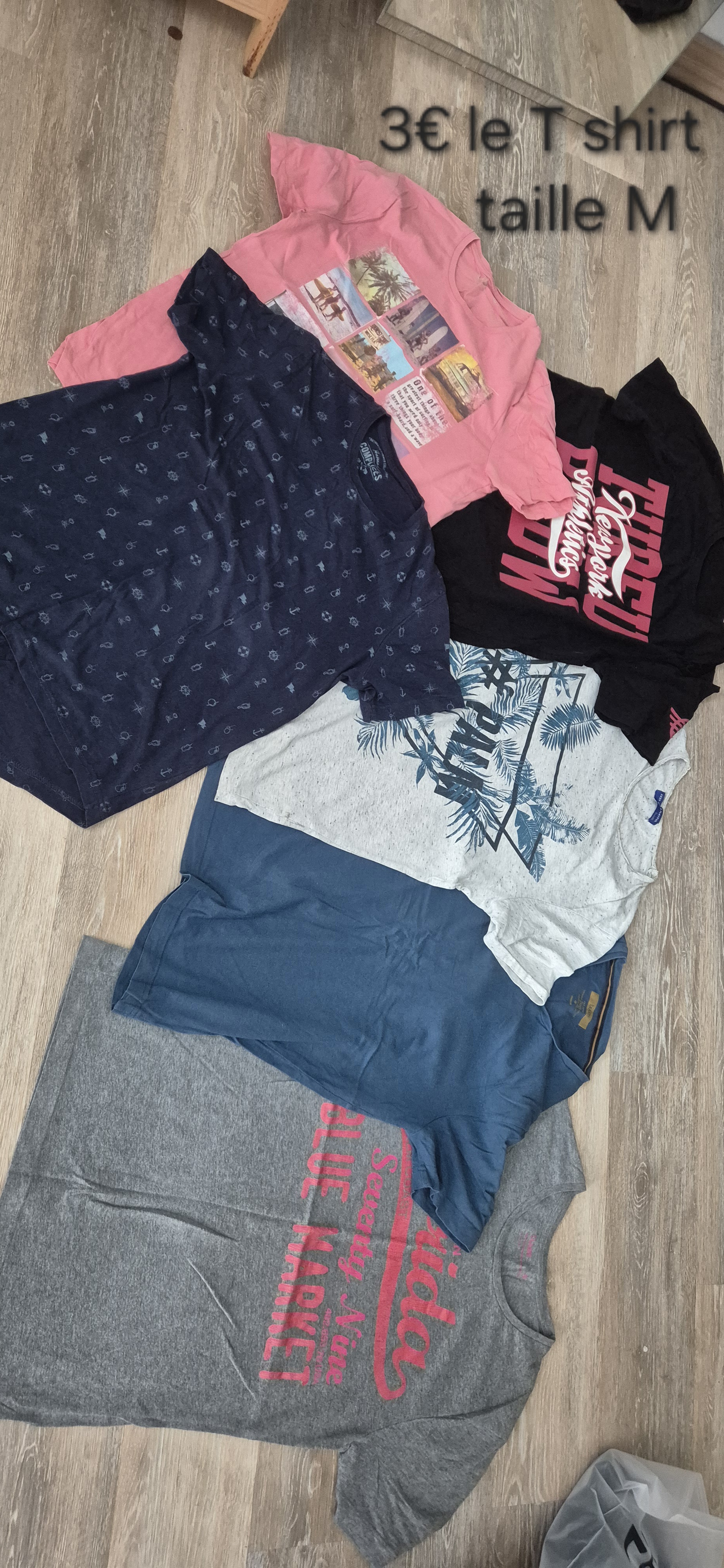 Lot de t shirt homme
