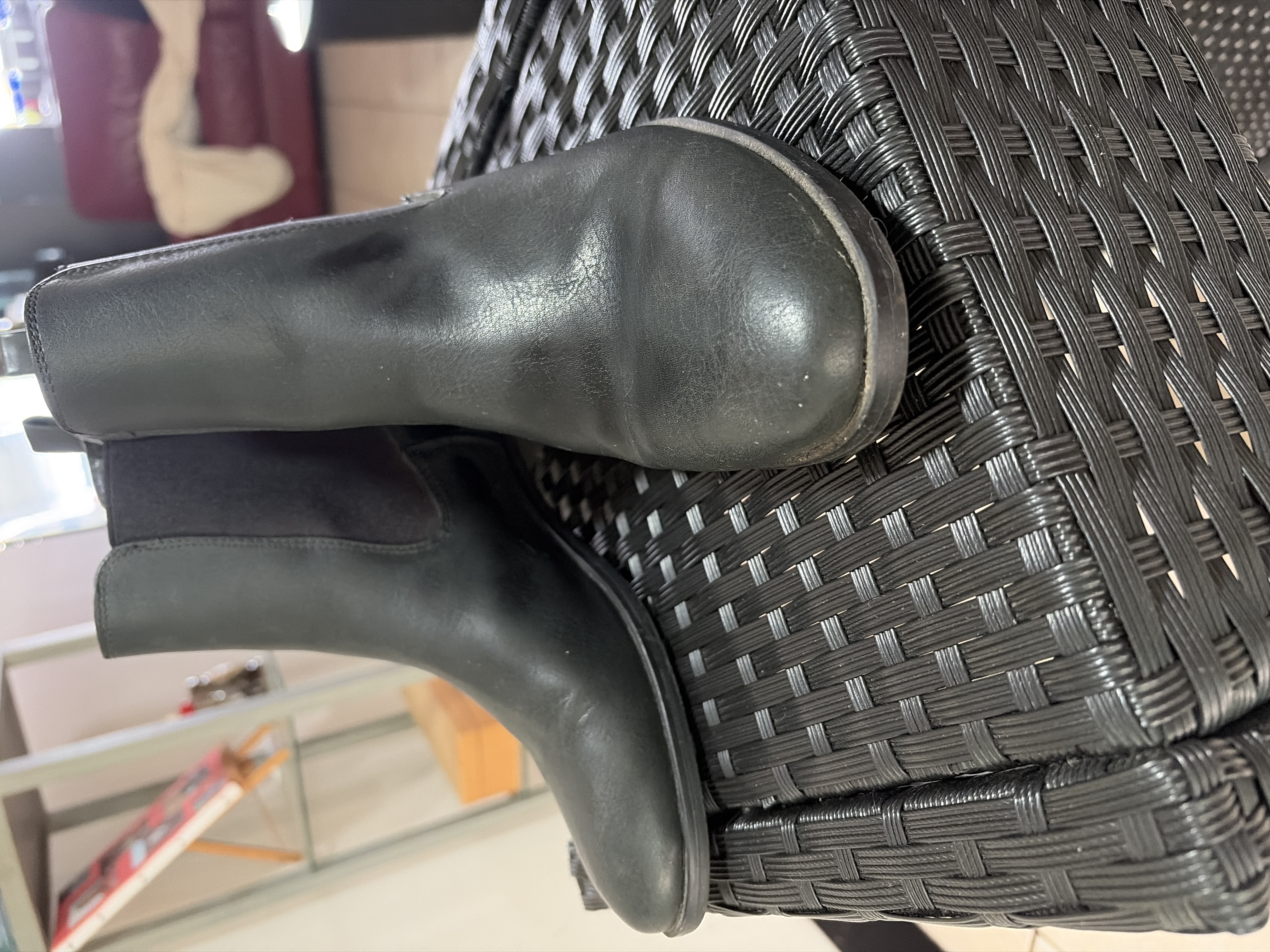 Bottine noir femme