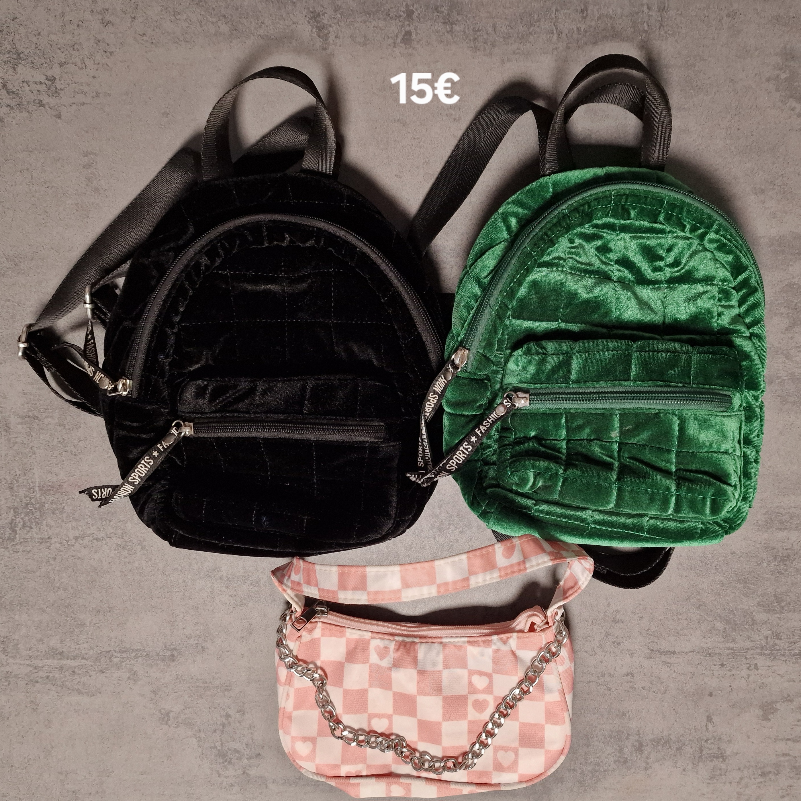 Vend lot de sac en satin