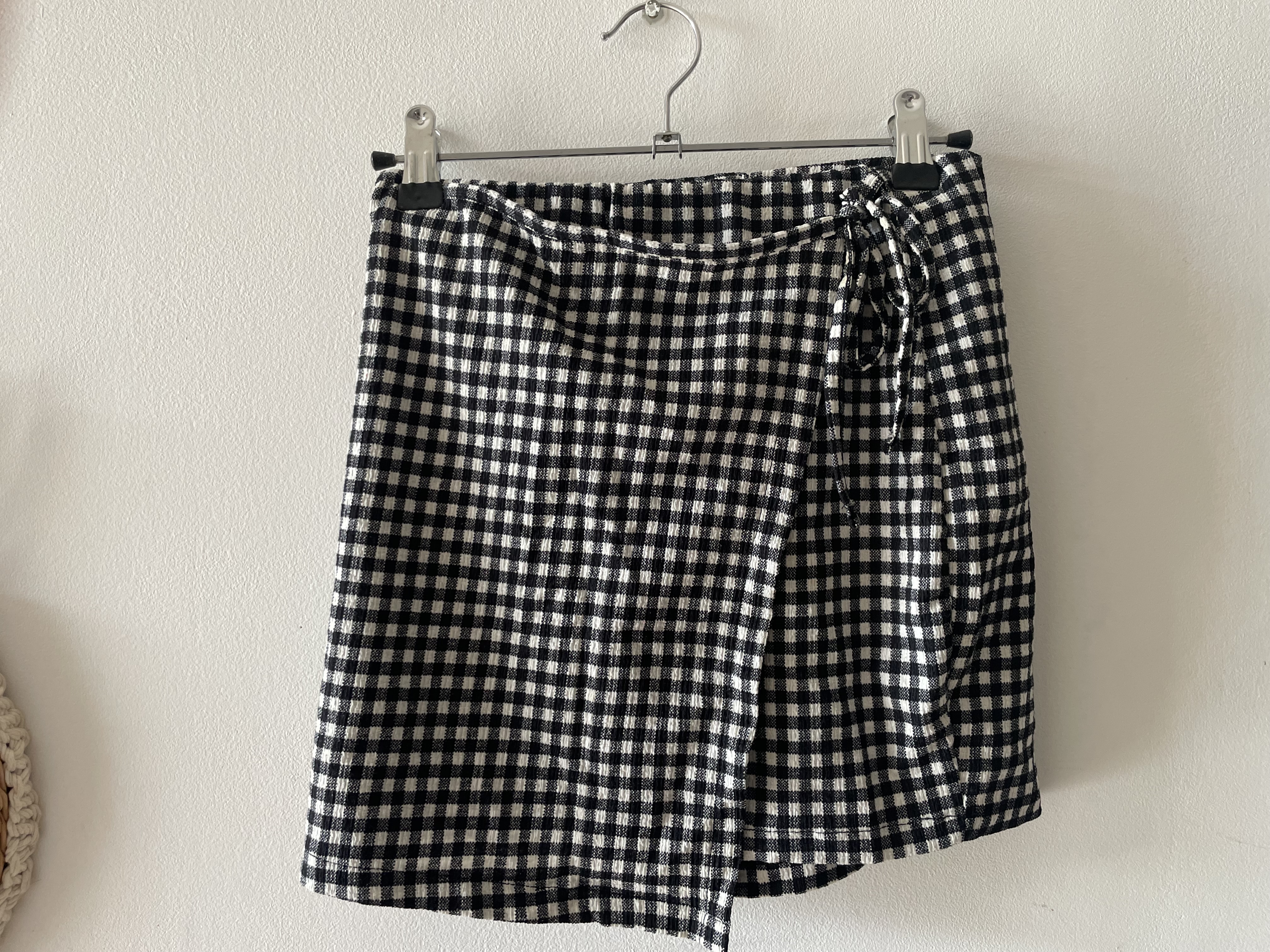 Jupe-short à carreaux