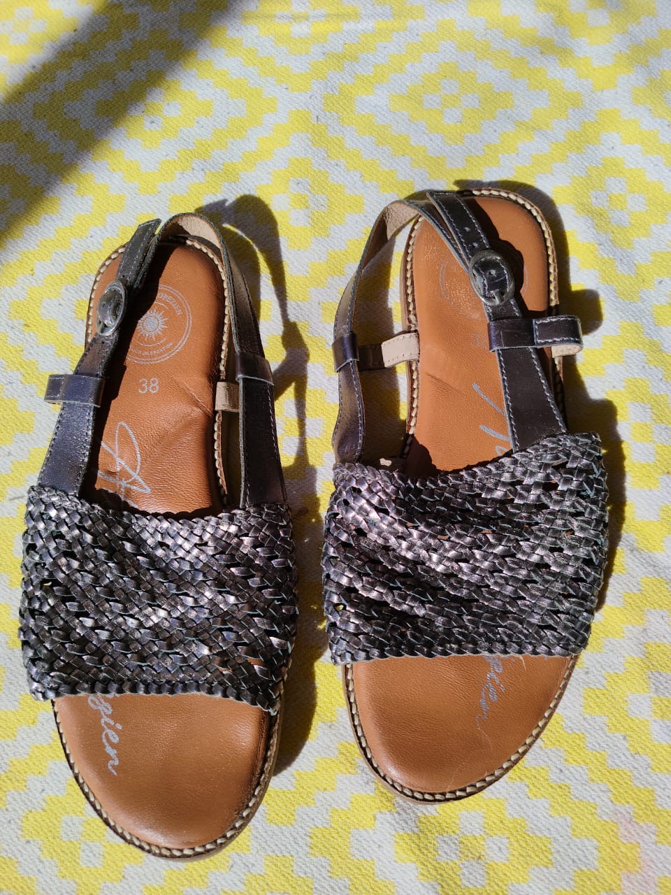 Sandales en cuir