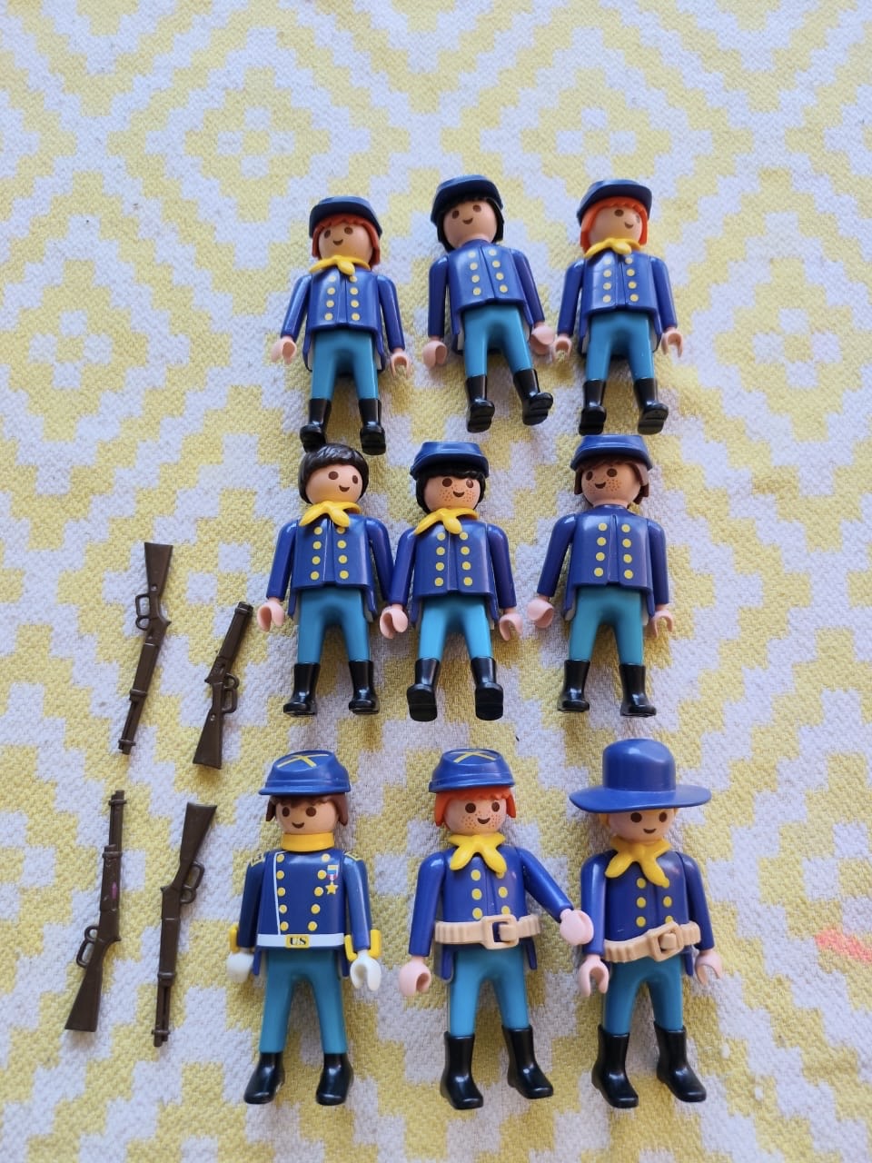 Lot playmobils soldats