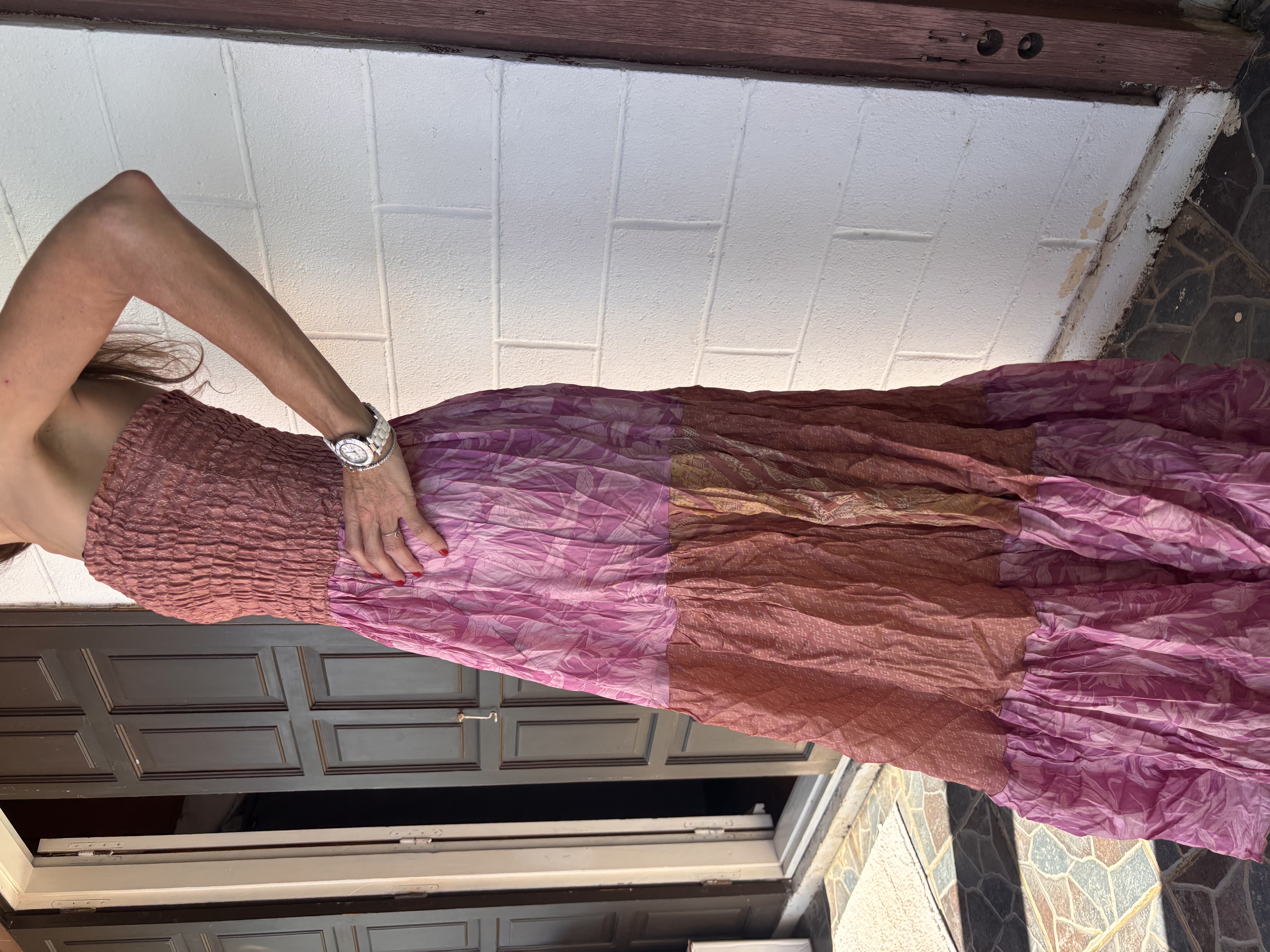 Robe en soie