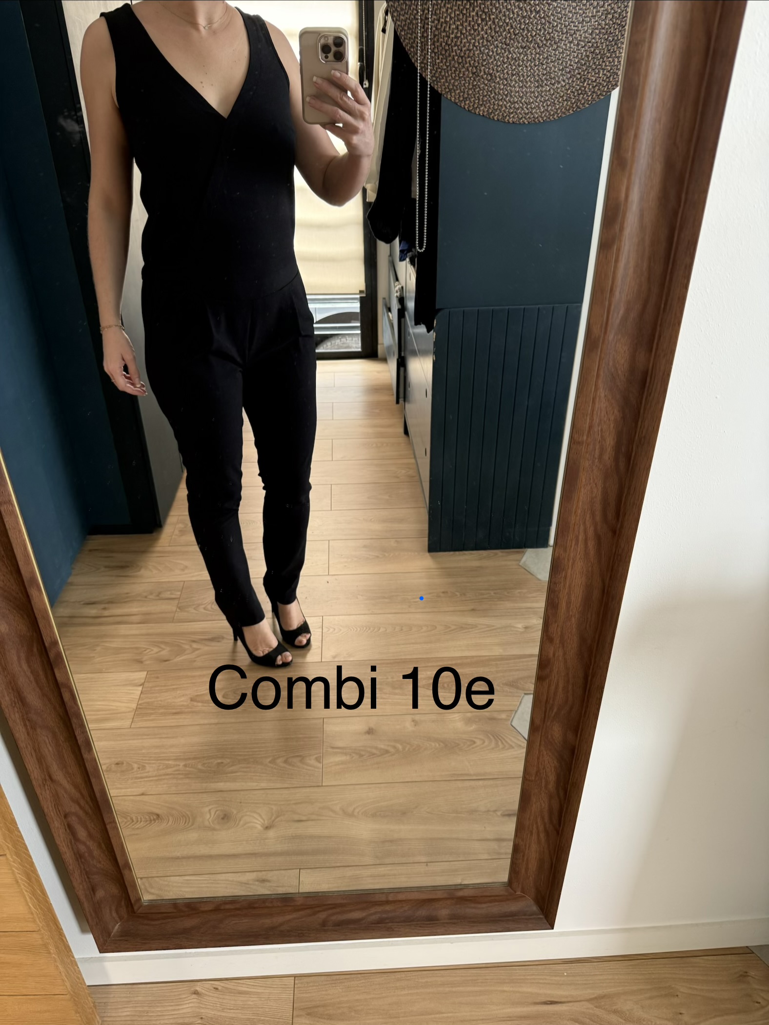 Combinaison noire promod