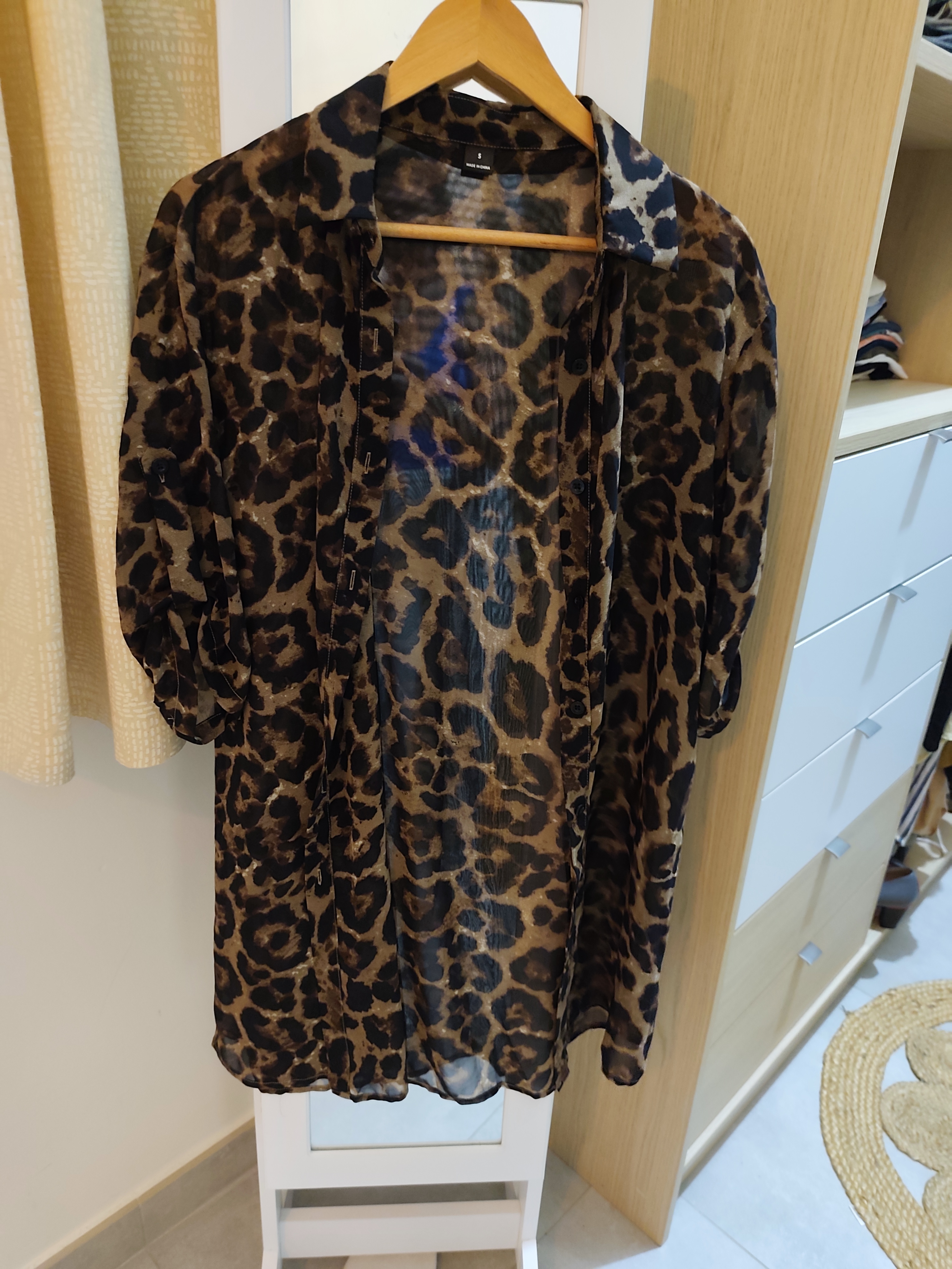 Chemise voilage et son crop Top