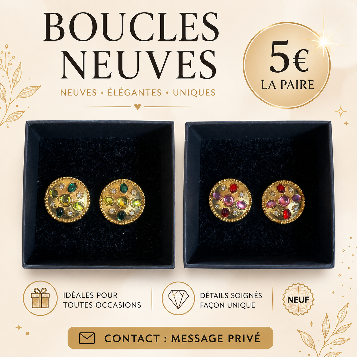 Boucles d’oreilles