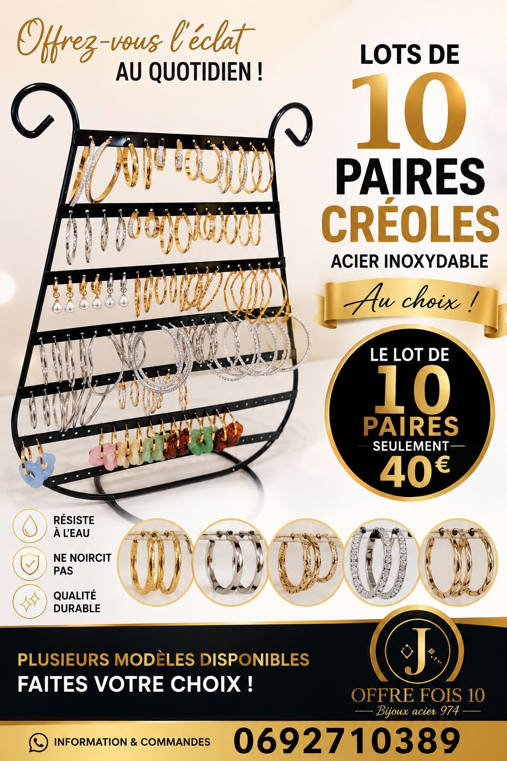 Bijoux acier inoxydable