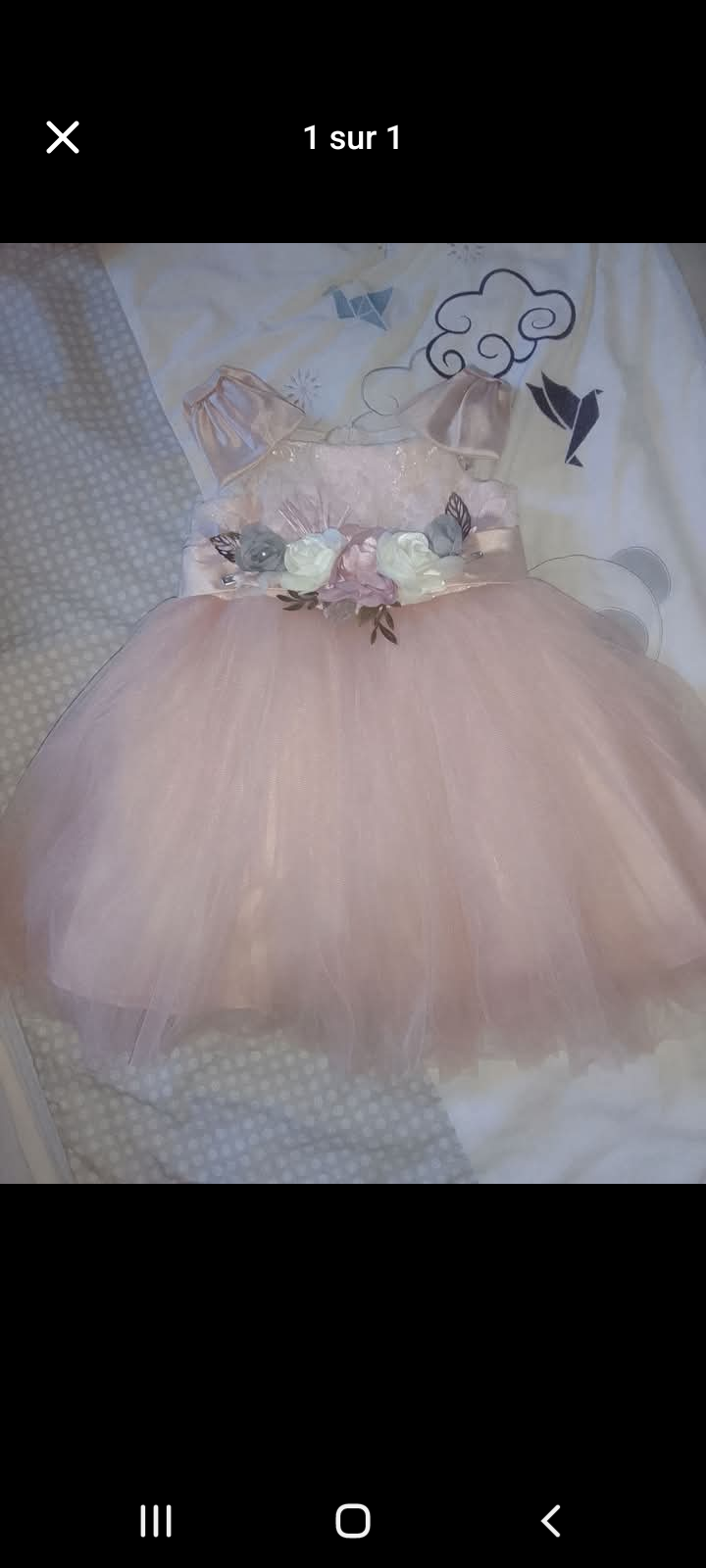 Robe cortège 3ans