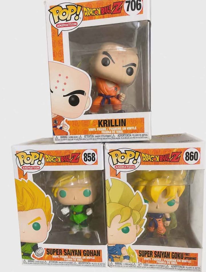 Figurine DBZ lots de 3