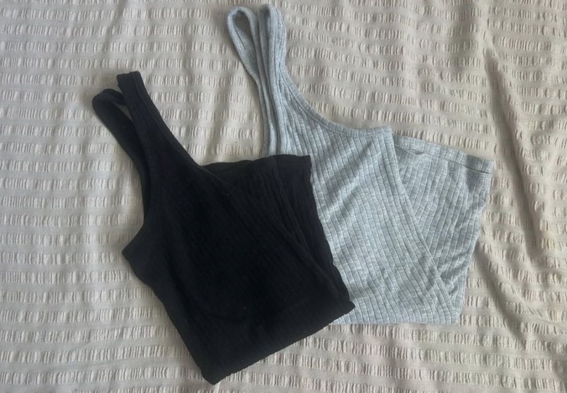 Débardeur noir / gris