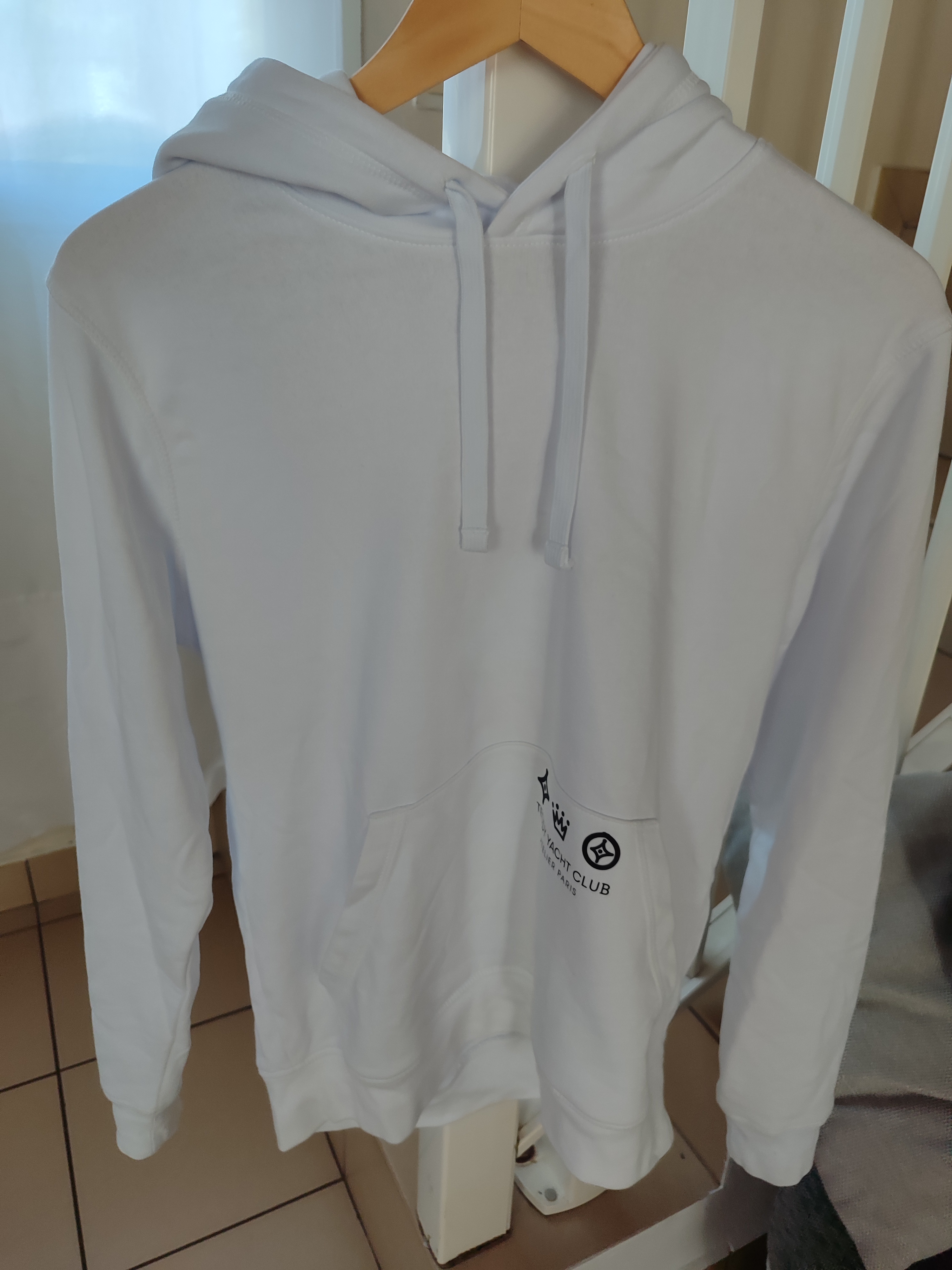 Sweat shirt blanc Teddy yatch club
