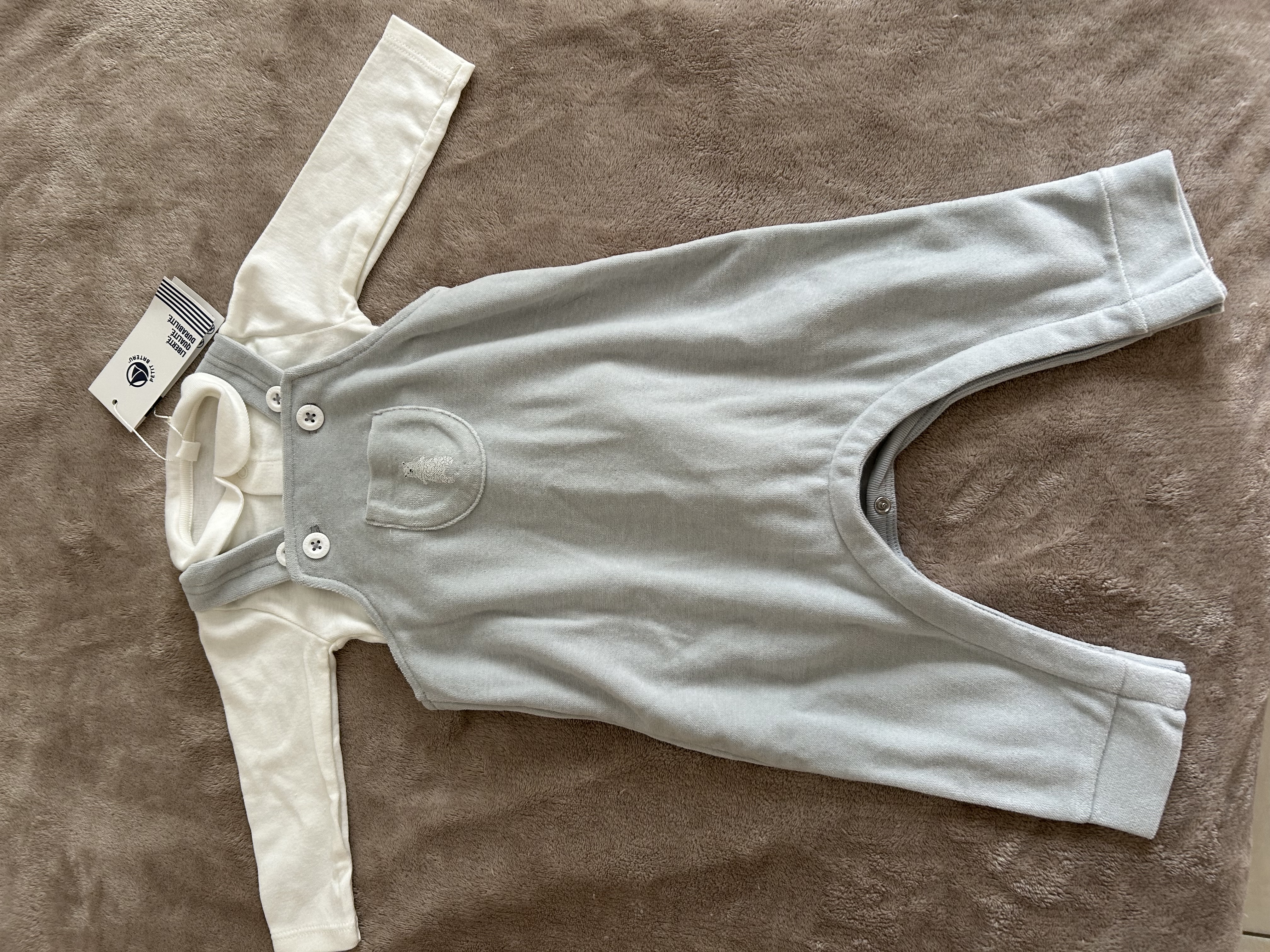 Ensemble petit bateau 6 mois