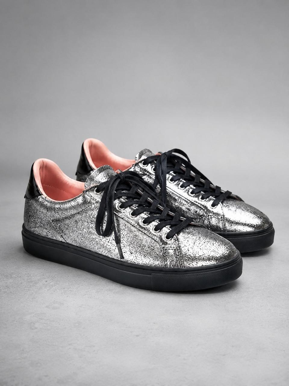 Sneakers noires argentées