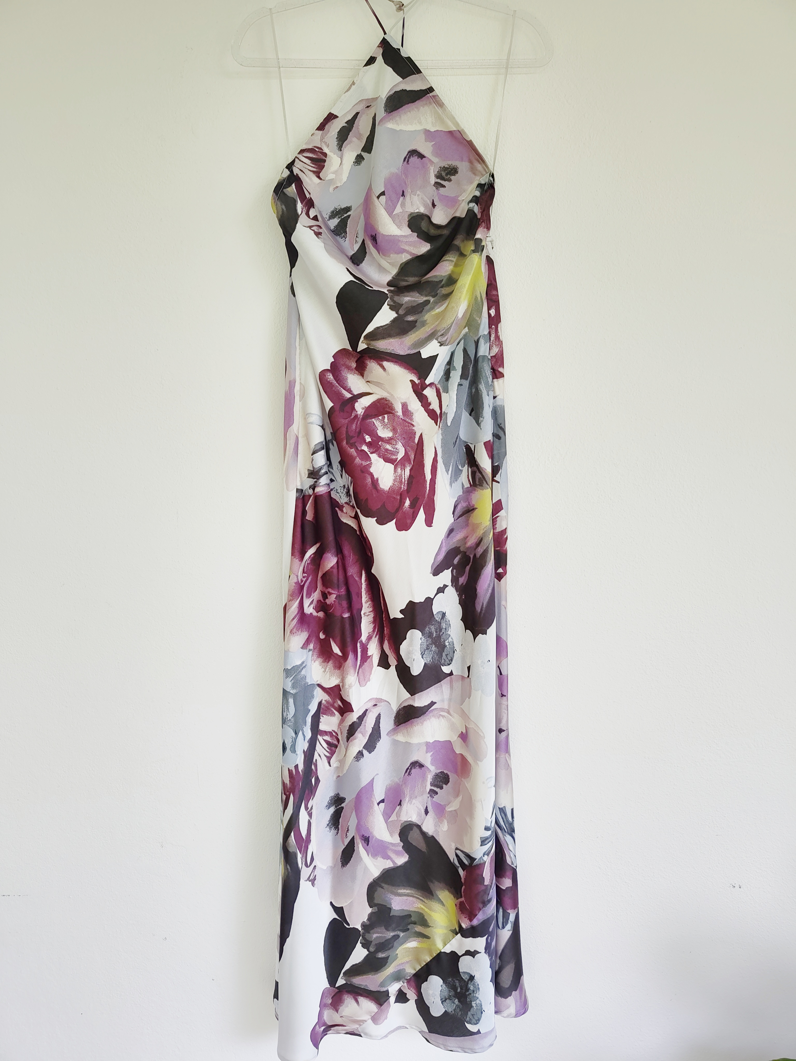 Robe longue à dos nu