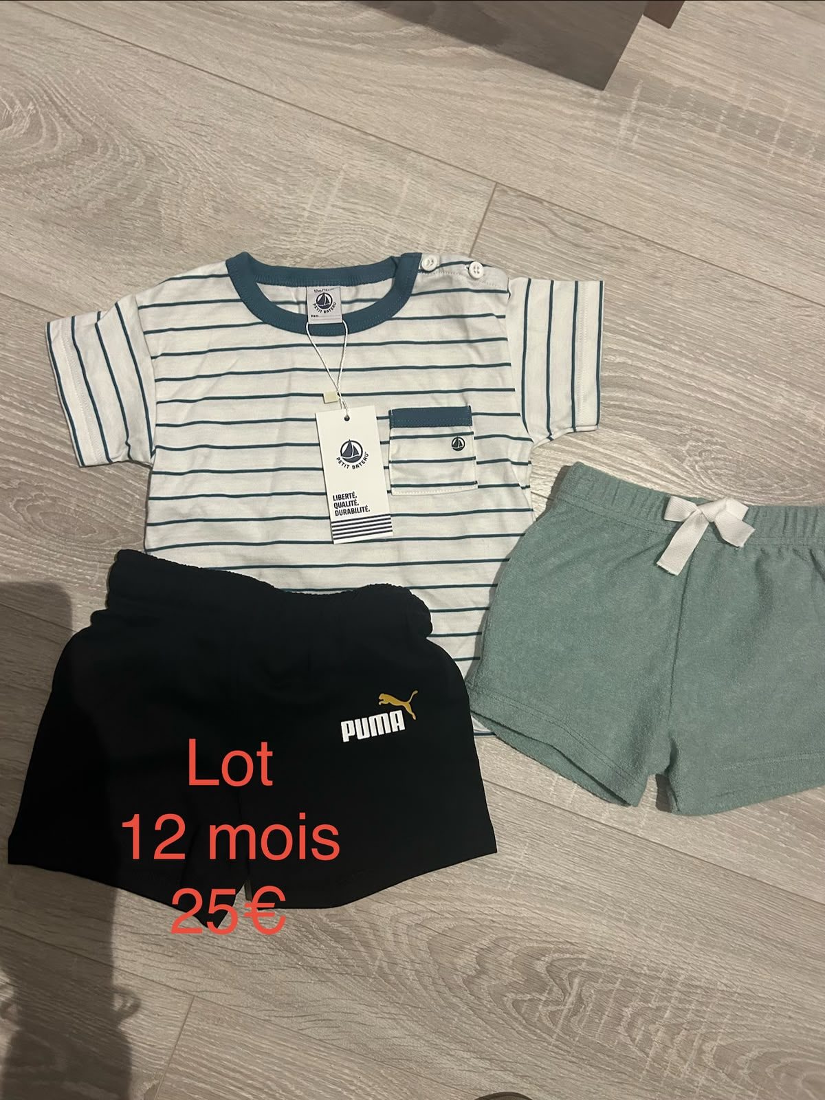 Lot 12 mois