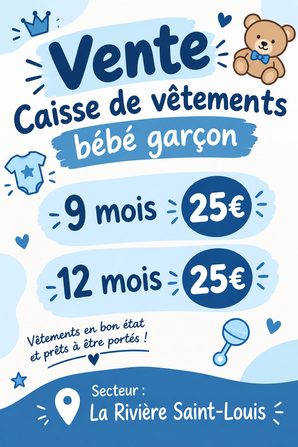 Vêtements bébé garçon