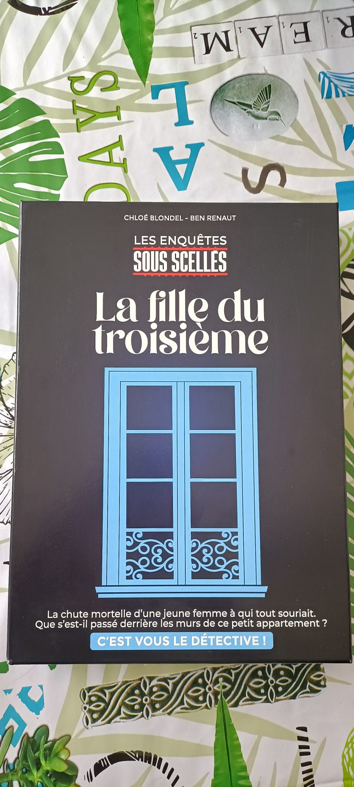 Jeux d'enquête "La fille du troisième"