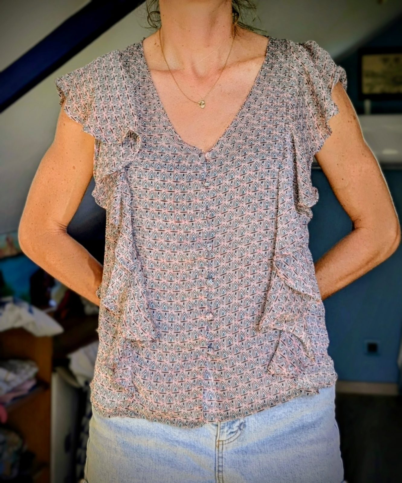 Chemise Rose (M)