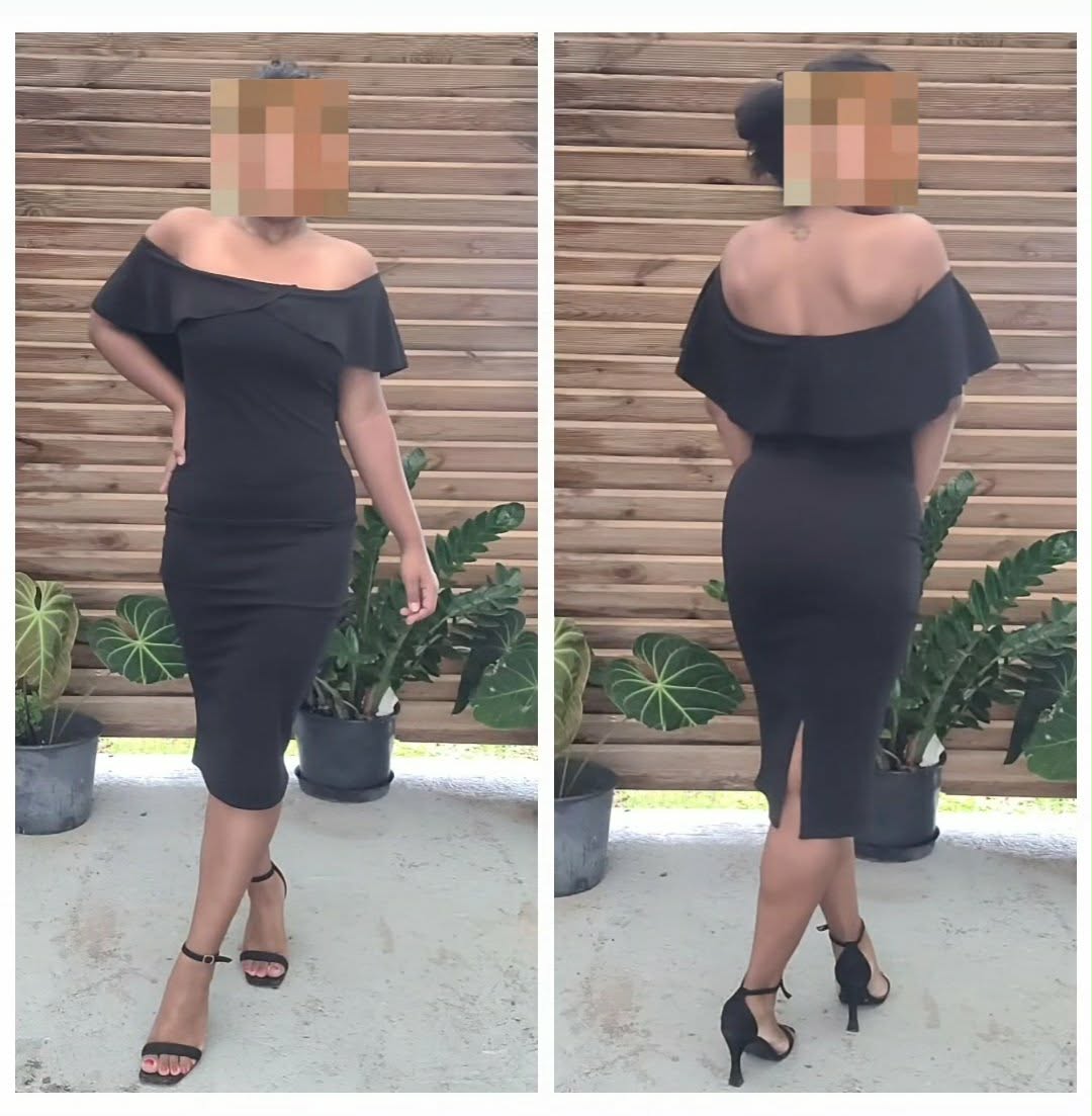 Robe noire de soirée