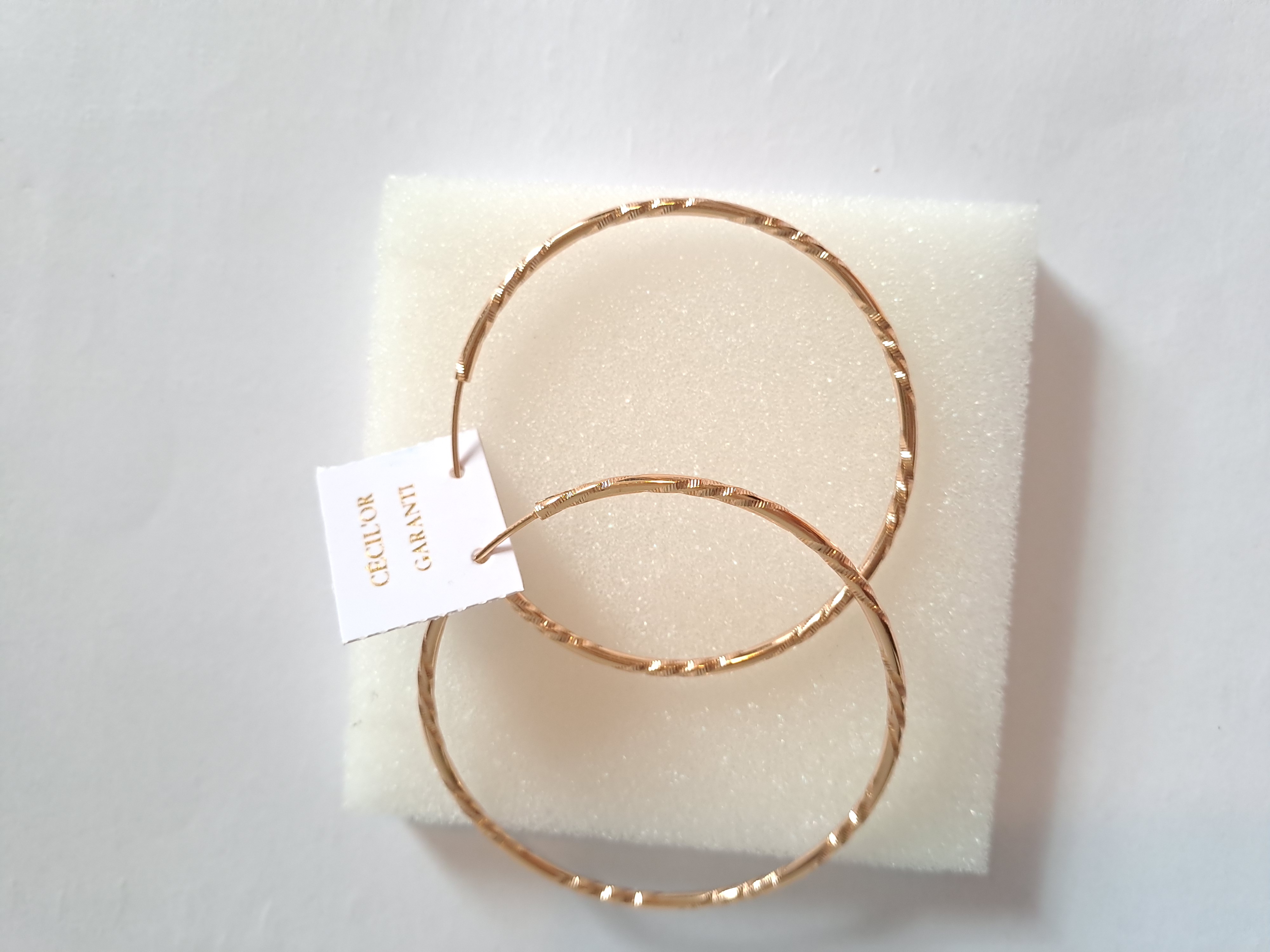 Boucle d'oreilles en acier inoxydable