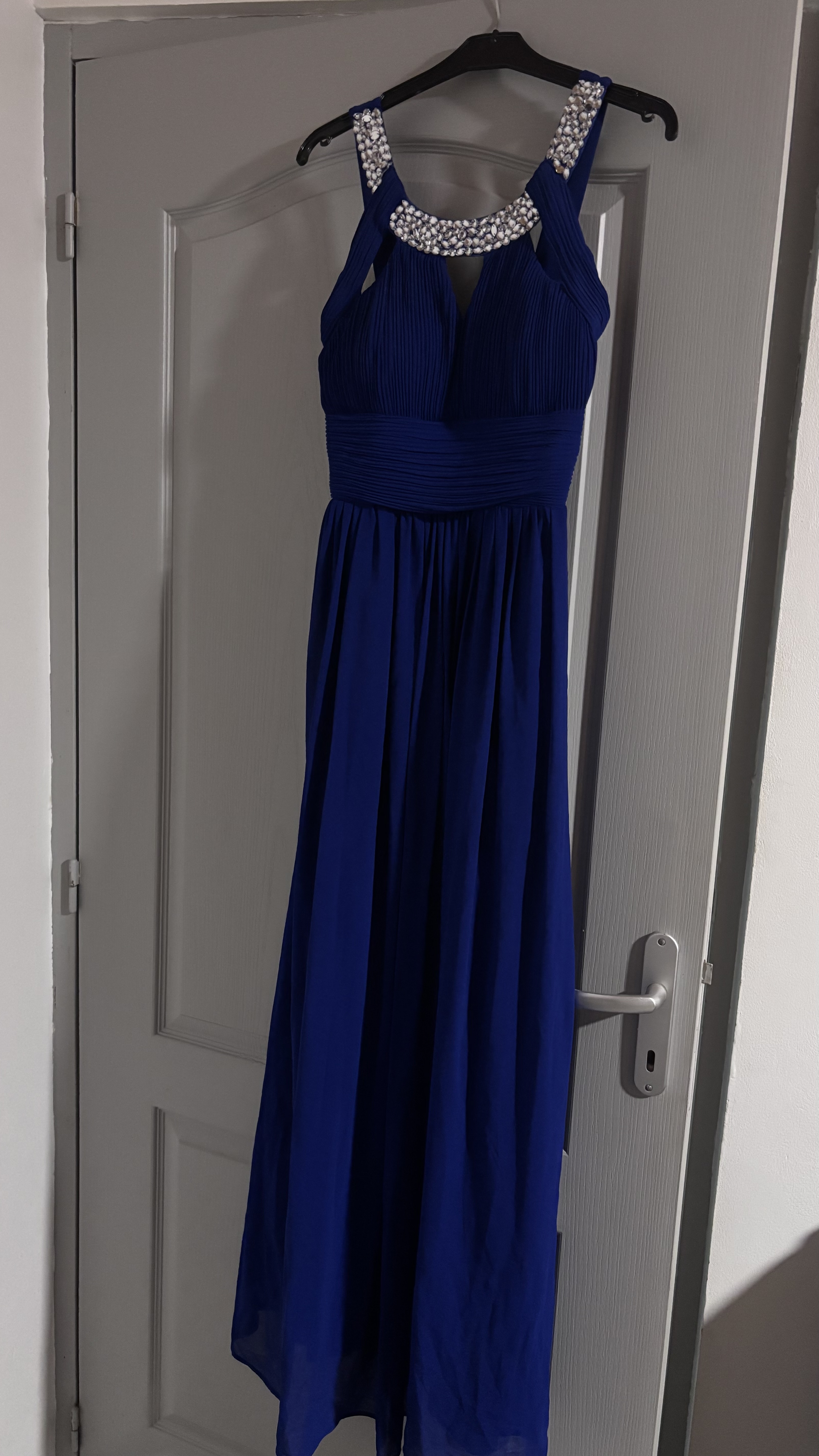 Robe de cortège bleu roi