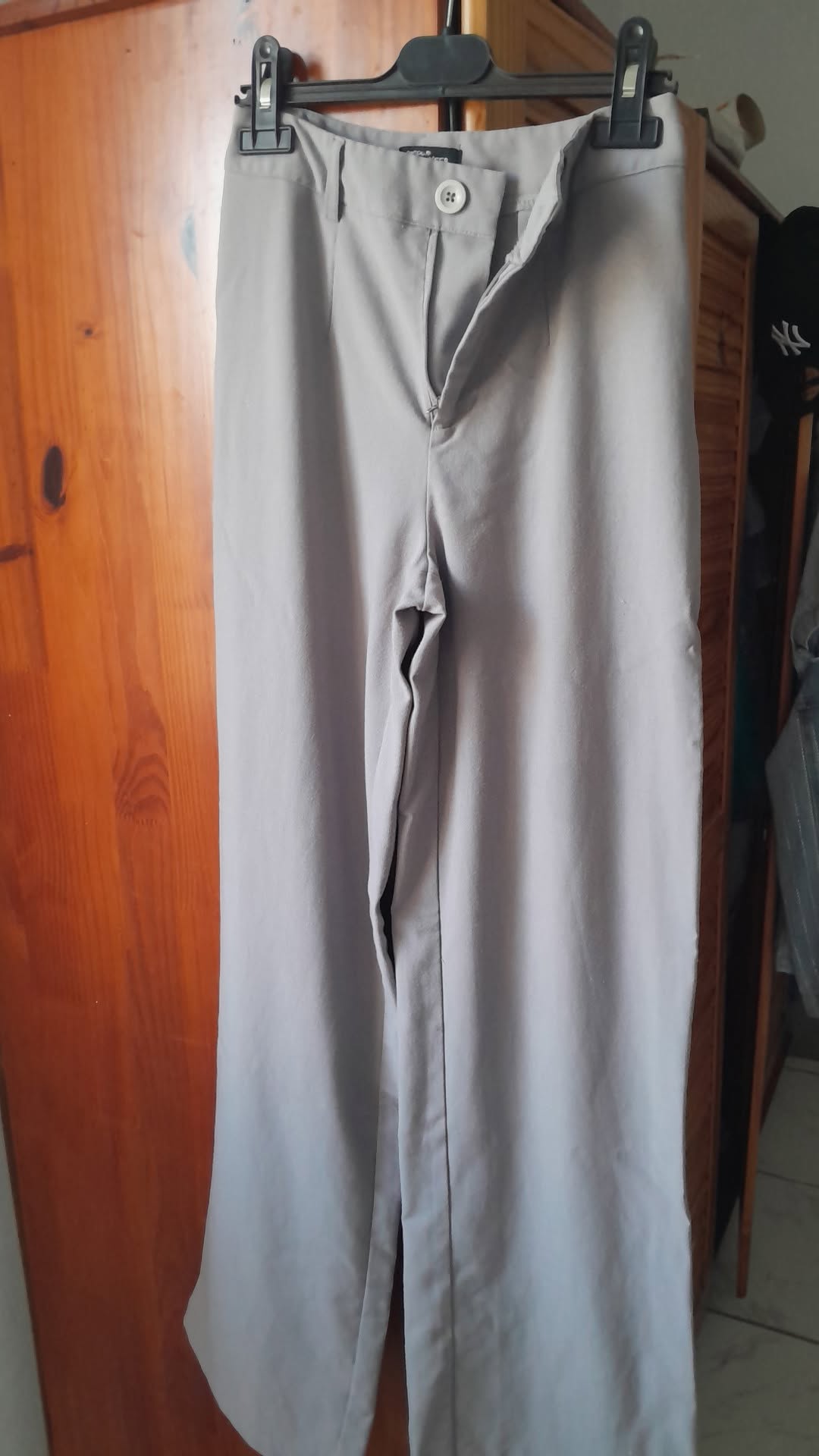 Pantalon fluide gris