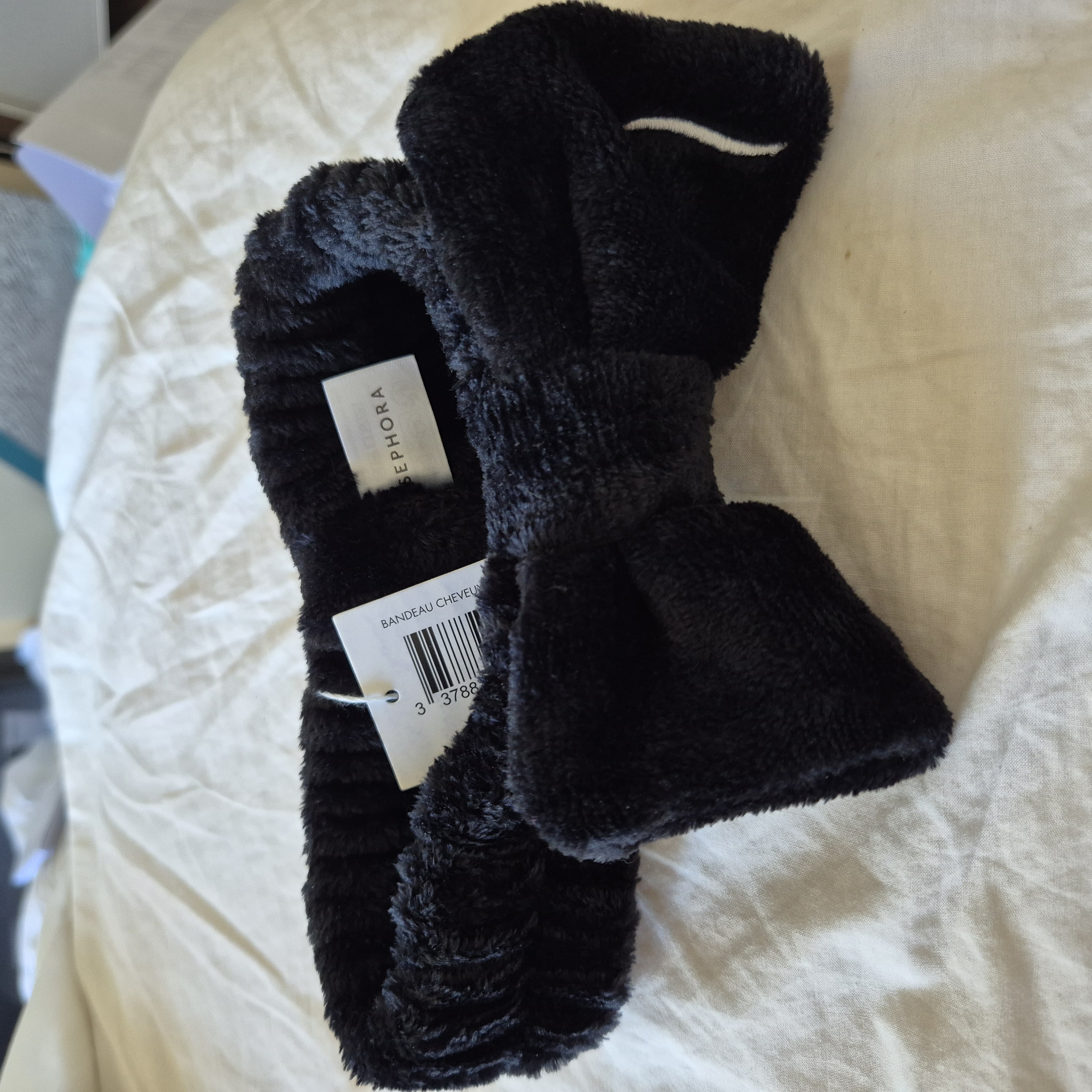 Bandeau noir tout doux élastique