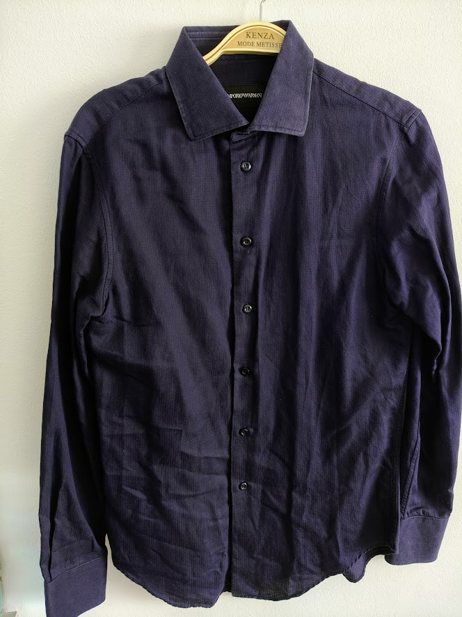 Chemise bleu marine HOM TS EMPORIO ARMANI