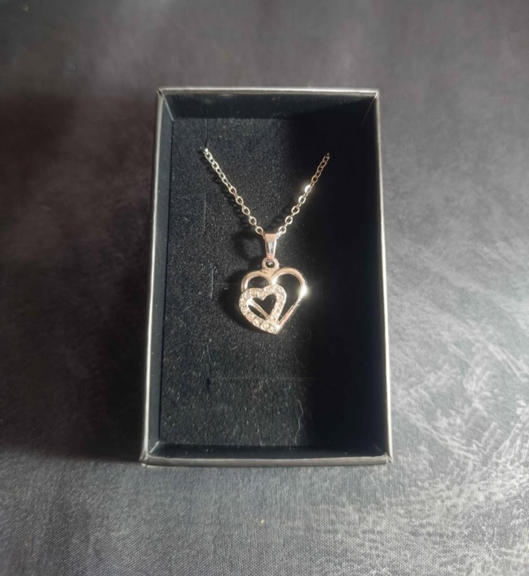 Collier en acier inoxydable, couleur Argenté