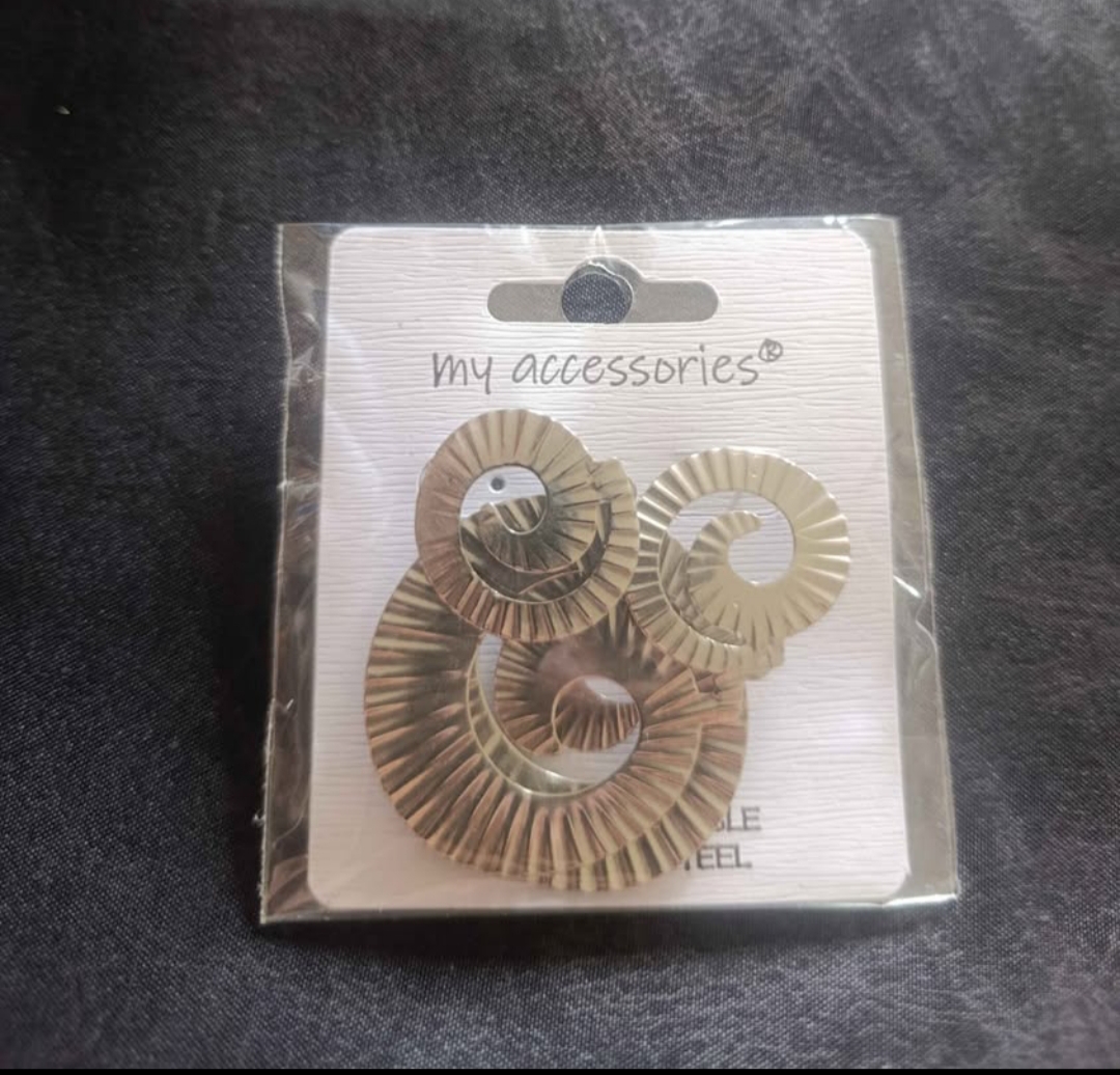 Boucle d'oreille en Acier Inoxydable, couleur Argenté