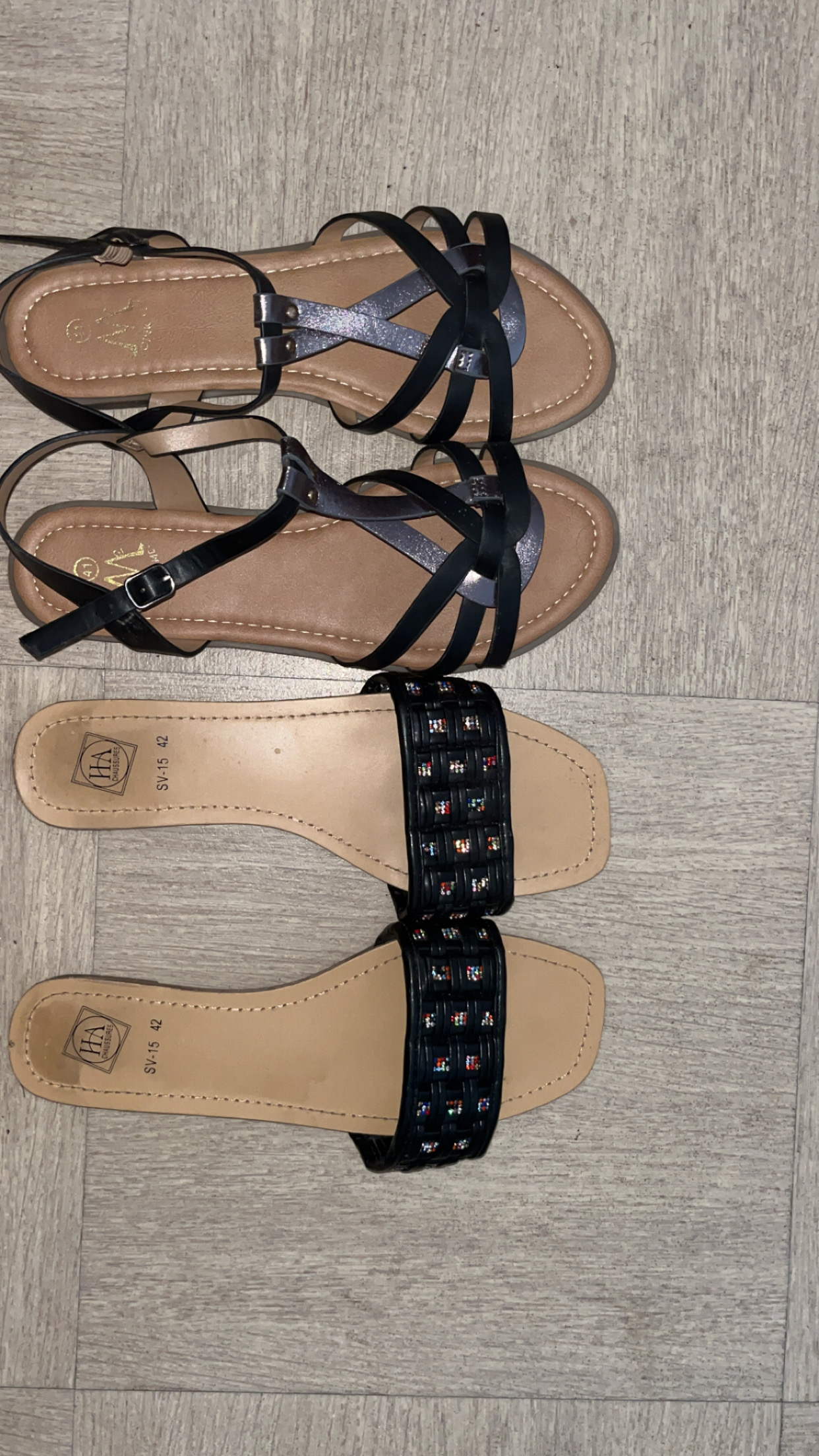 Lots de 2 chaussures femme