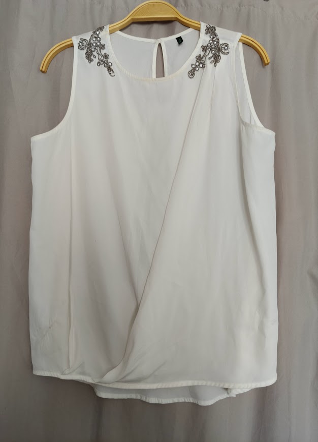 haut blousé sans manche TS/M
